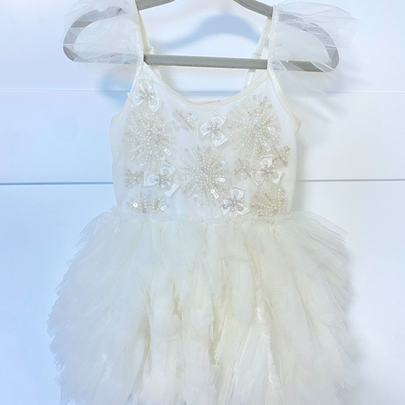 Tutu Du Monde Other - Tutu Du Monde White Sequined Tulle Dress